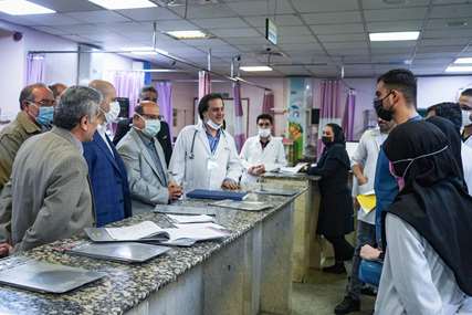 بازدید شبانه دکتر زالی از بیمارستان‌های مفید، اختر و شهدای تجریش
